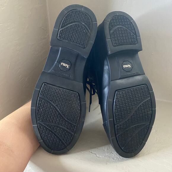 Xena Spice Lace Up Steel Toe Work Boots Womens Size 9 Jet Black Safety Boot - Picture 8 of 8